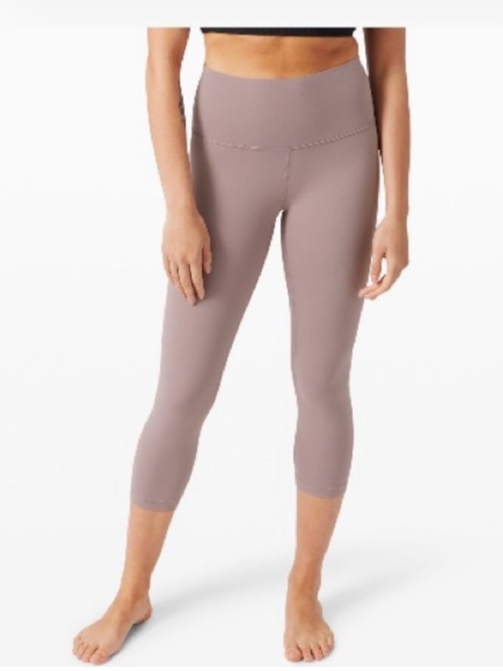 LULULEMON Mauve Cropped Leggings